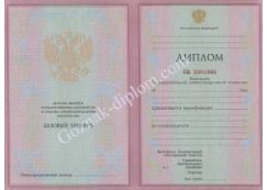 Диплом техникума или колледжа 2004-2006 года