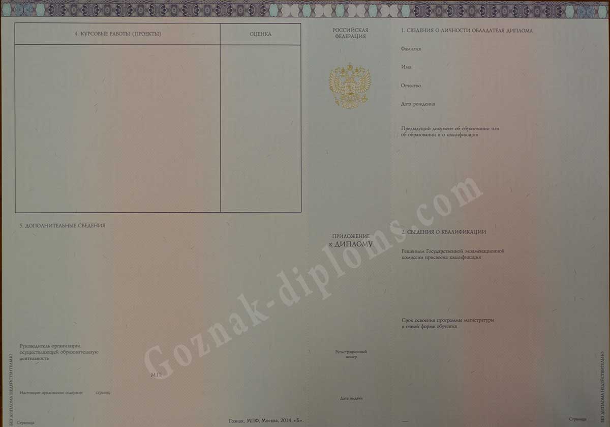 Диплом магистра 2014-2026